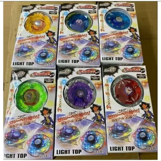 kit 1/2/3 Brinquedo infantil Beyblade Metal Batalha Tornado Com Lançador