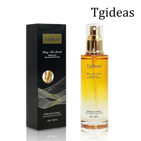 Tgideas Spray de Óleo Condicionador 80ml Fortalecedor de Couro Cabeludo e Cabelo Condicionador Sem Enxágue Confortante I