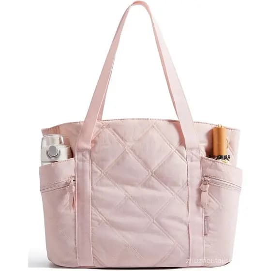 Bolsa Tote BAGSMART Crush para Mulheres, Bolsa de Trabalho Acolchoada de 20L com Zíper, Bolsa de Enfermagem Hospitalar A