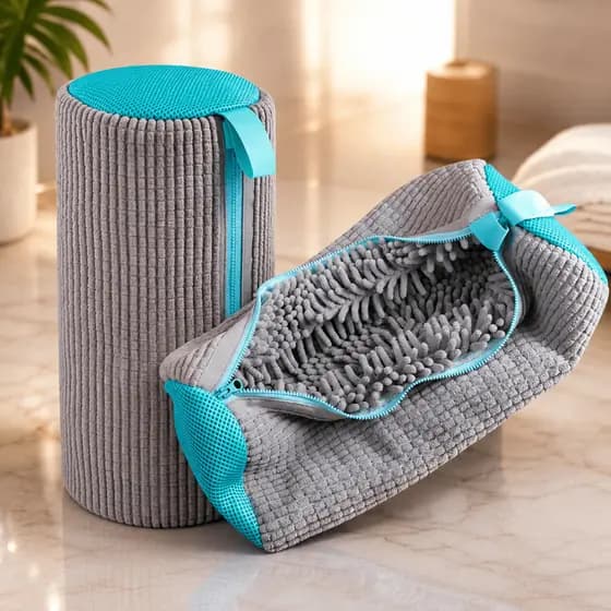 Bolsa Lava Tênis para Máquina de Lavar Protege Calçados e Evita Danos Sortida