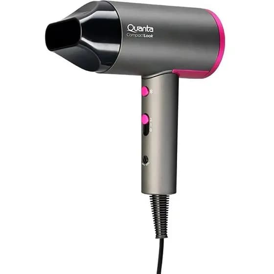 Secador de Cabelo Quanta Com Difusor de Cachos Compact Look 2000W Bivolt