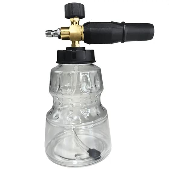 Lança Espuma Snow Foam 1L p/ Lavadora De Alta Pressão - Conector Engate Rápido – Espuma Densa