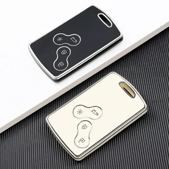 Capa de Chave de Carro em TPU Fashion para Renault Megane 2 3 Clio Cenica Espanador Kaptur Logan Laguna Zoe Koleos Fluen