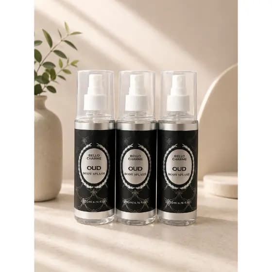 Kit 3 Body Splash Árabe Oud 200ml - Bello Charme