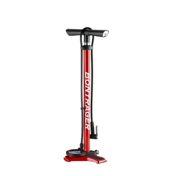 Bomba Ar Bontrager Piso Pé Chão Dual Charger Mtb Speed Lazer Cor Vermelho