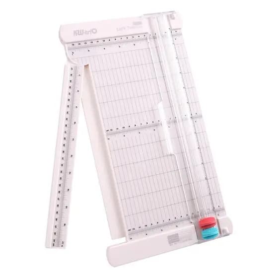 Guilhotina de Papel 6×12 Kemei papelaria scrapbook encadernação escolar costura papelaria