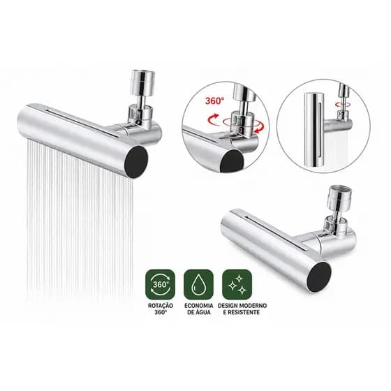 Extensor Torneira Universal 4 em 1 Bico Gourmet