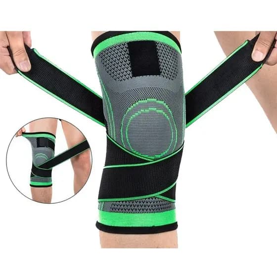 Joelheira Estabilizadora De Compressão 360º - Ortopédica Musculação Basquete Esportiva