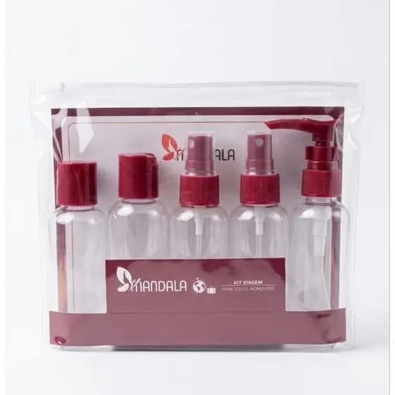 Kit de viagem 5 peças fracos organizador de cosméticos higiene pessoal