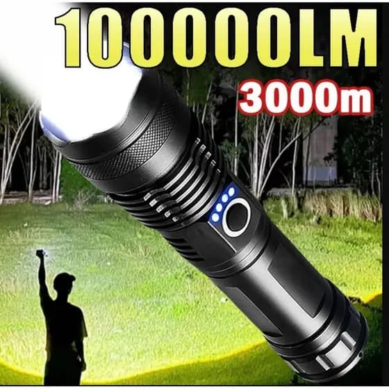 💥Entregue💥 Lanterna Super Potente Do Mundo Potente Sitio Fazenda Acampamento Camping Segurança