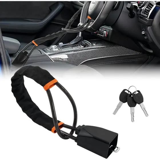 Usado para trava de volante de aço antifurto segura para carro/veículo