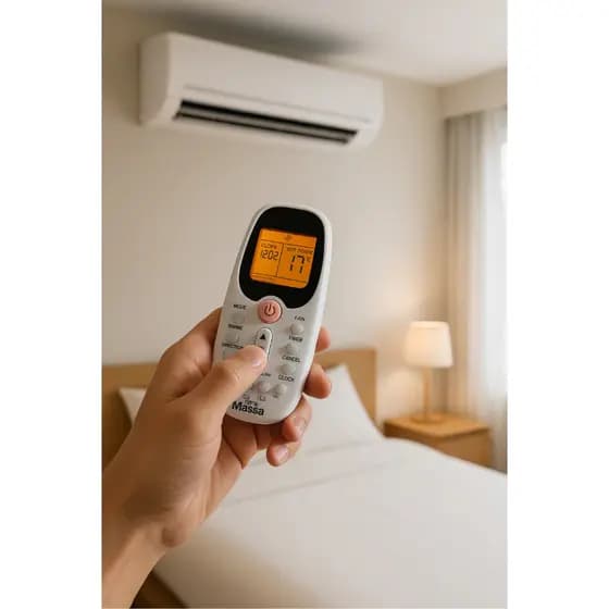 Controle Remoto Ar Condicionado Midea Komeco Admiral LE-7424 Lelong Universal Substituto Pro