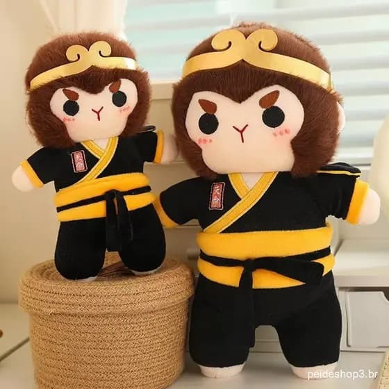 Sun Wukong Kawaii Brinquedos De Pelúcia Adorável Macio Plushies Boneca Travesseiro Presente Para Crianças E