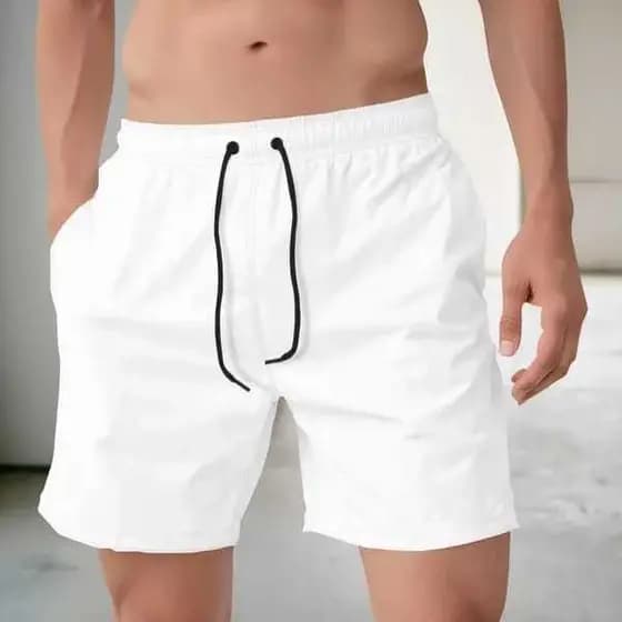 Short Tactel Praia Bermuda Lisa Basico Discreto Com Bolso Verão Esportivo Treino Academia Short Mauricinho Dia a Dia