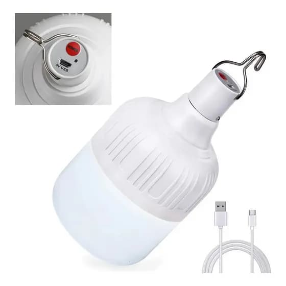 80w Lampião Camping Led Recarregável Acampamen Barraca