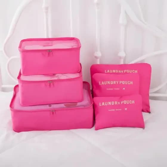 Kit organizador unissex ideal para organizar sua mala em viagens com qualidade