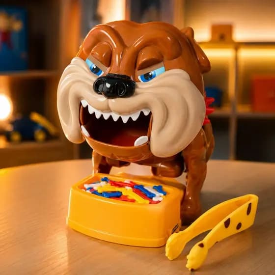 Jogo Buldogue Pega Ossos Brinquedo Interativo Infantil