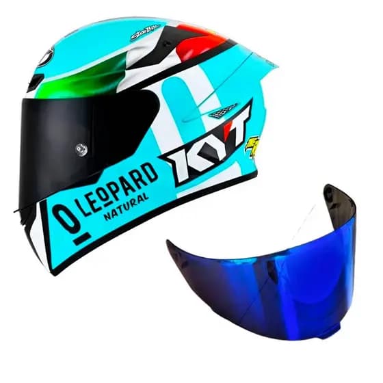 Capacete Kyt Tt Course dennis foggia mais viseira extra colorida