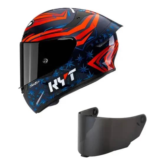 Capacete KYT TT course Fernandez 2022 + Viseira Extra (escolha a cor disponivel na descricao)