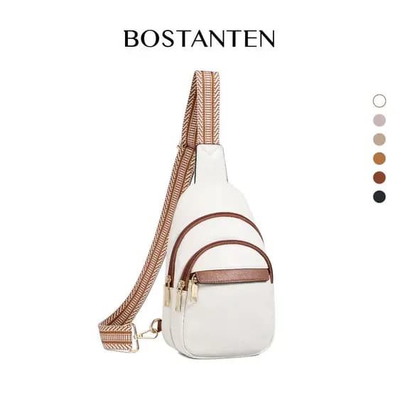 BOSTANTEN Pochete Retrô Feminina | Modelo Vintage para Uso no Peito | Ideal para Festas e Passeios