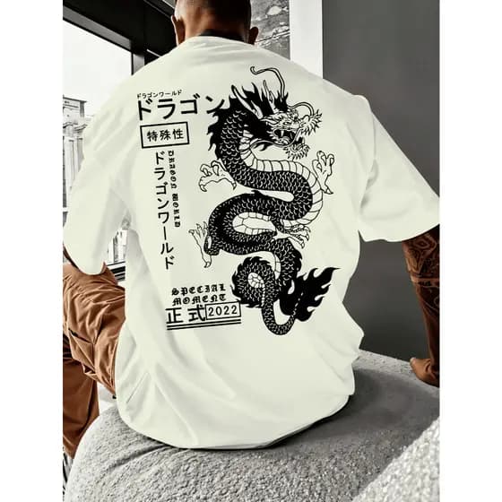 Camiseta plus size estilo stret_asian0003 P ao G5 Cores Nova Camisa Masculina Manga Curta 100% Algodão 30.1 Street Casua