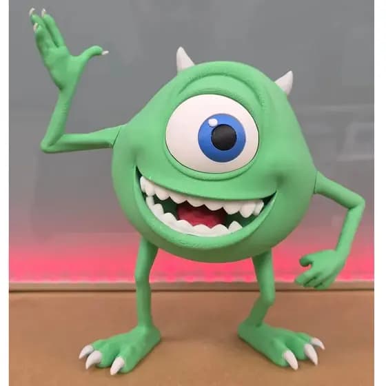 Action Figure Mike Wazowski 26cm | Monstros S.A. Disney Pixar | Boneco Colecionável Premium