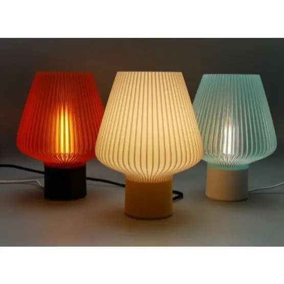 Luminária Abajur Decoração criativa ripada iluminação