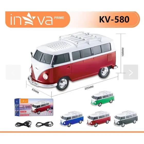 Caixinha De Som Bluetooth Kombi Potail Com Radio Xtrad