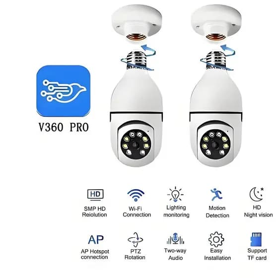 V360 Pro APP Câmera De Segurança Infravermelha Externa À Prova D'água 360 Wifi Sem Fio 2.4G