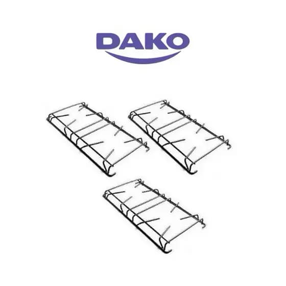 Kit 3 Grelha Para Fogão 6 Bocas Dako Grade Civic Sem Pino