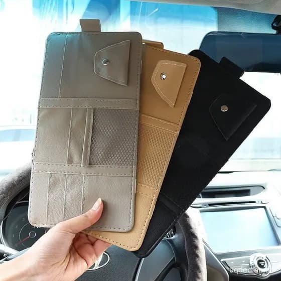 Saco De Armazenamento Visor Para Carro Porta Multifuncional Organizador De Classificação De Visores Solares Carros Canet