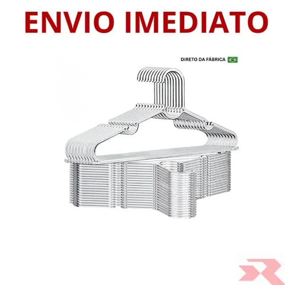 Cabide Infantil INFANTIL Acrílico Kit 10 a 50 SELECIONE Cabides Transparente Reforçado Organizar Roupas Acrílico Arara