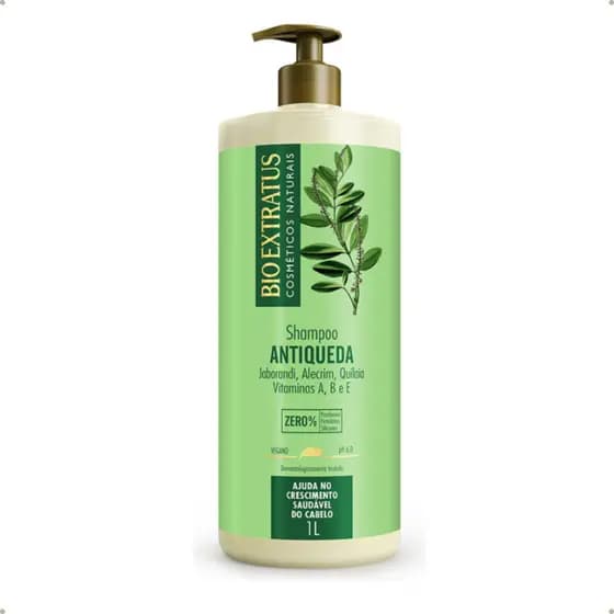 Bioextratus Shampoo Jaborandi Antiqueda 1 Litro Profissional