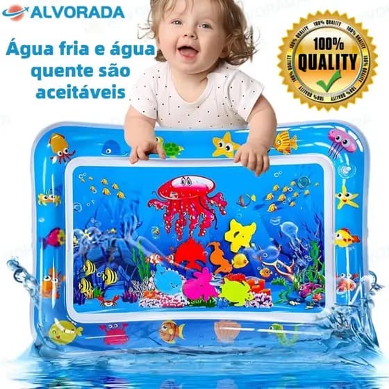 Tapete Inflável Bebê Água Atividade Criança Brinca Brinquedo-ALV