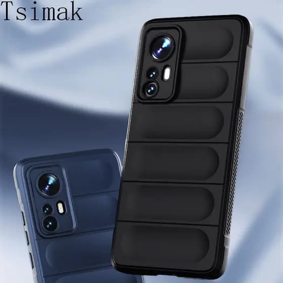 Capa de Luxo para Xiaomi Mi 12 Pro 12 Lite Mi12 12S 12X 12S Ultra, Capa Protetora de Silicone à Prova de Choque para Câm