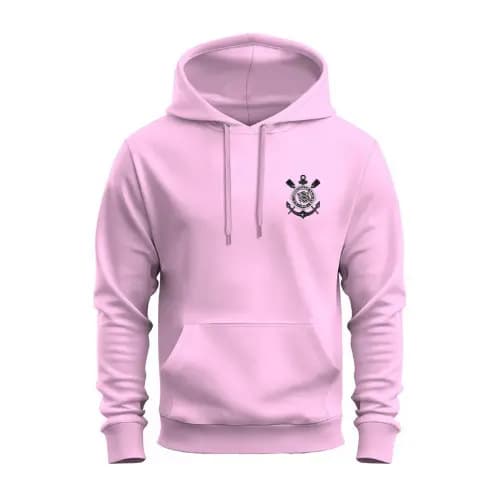 Moletom Feminino do Corinthians Confortável Blusa de Frio do Timão Sccp Abrigo de Time Brasileiro Moda Feminina