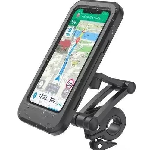 Suporte Celular Moto E Bike À Prova D'água Com Imã Articulado 360° Preto