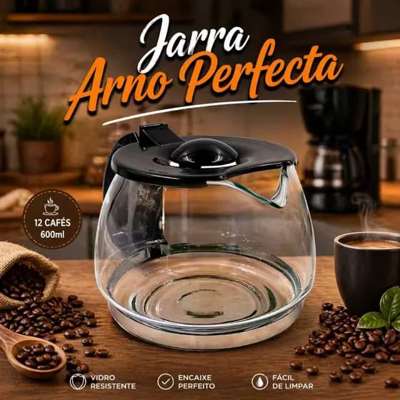 Jarra Compatível para Cafeteira Arno Perfecta