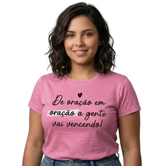 Blusa Feminina Estampada 100% Algodão T-shirt Confortável