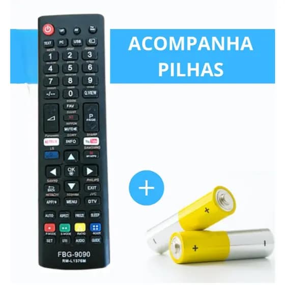 Controle Remoto TV Universal SMART/LED/LCD FBG-9090