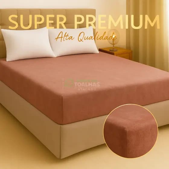 Lençol Avulso com Elástico Solteiro Casal Queen 170 Fios – Diversos Tamanhos, Macio e Resistente