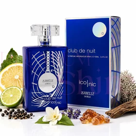 Perfume Club Iconic Isabelle La Belle 100ml Aromático Amadeirado, Fresco e Sofisticado