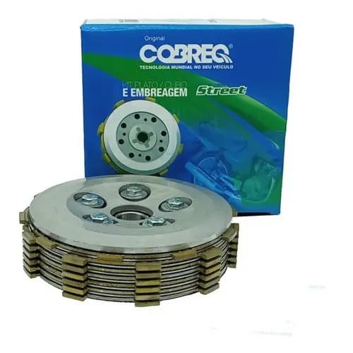 KIT EMBREAGEM COMPLETA COBREQ 0016-KE NX400 FALCON TODOS OS ANOS