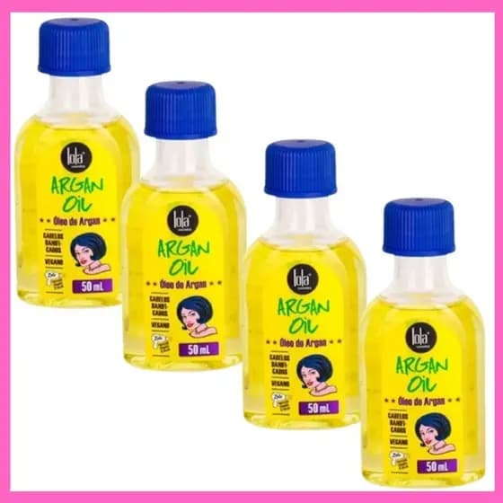 Kit 4 Óleos de Argan Lola Cosmetics