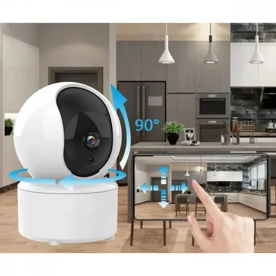 Câmera Segurança Babá Eletrônica - Wi-fi 360° - KA-S079