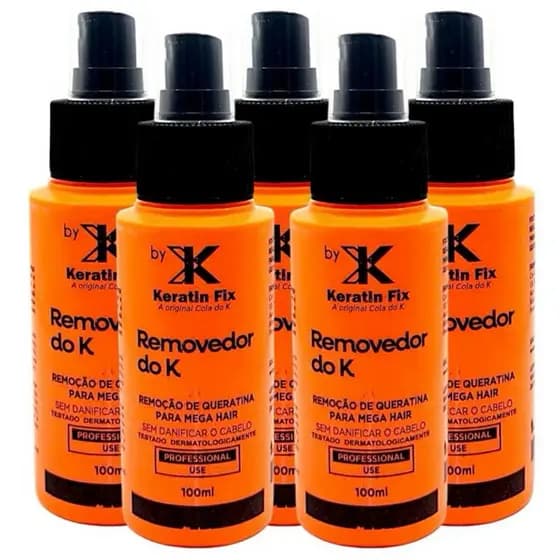 Removedores De Cola Queratina Do K 100ml Fio a Fio Não Danifica O Cabelo KeratinFix