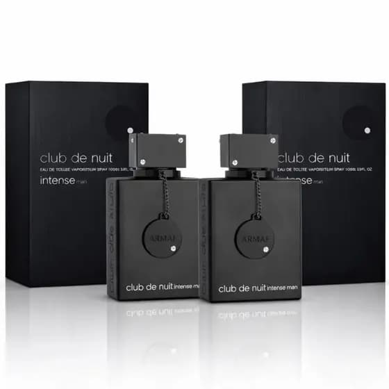 Kit Perfume Árabe Masculino Club de Nuit 2 Unidades 100ml Vidro Lacrado Sofisticado Atraente