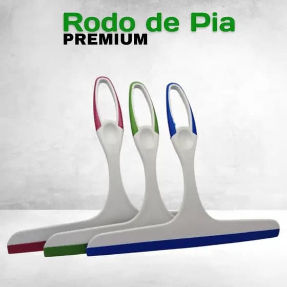 Rodo de Pia Premium Silicone – Design Moderno, Alta Durabilidade e Secagem Rápida, Vidros, Box e Bancadas