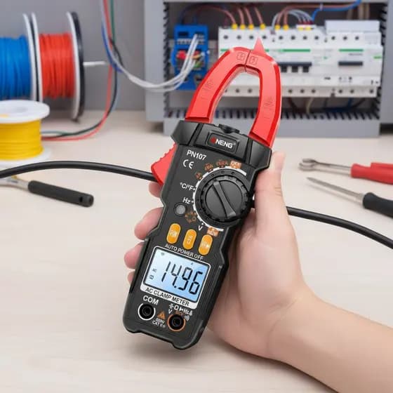 Medidor De Braçadeira Digital True RMS Multímetro AC DC Ferramenta De Teste De Temperatura De Tensão