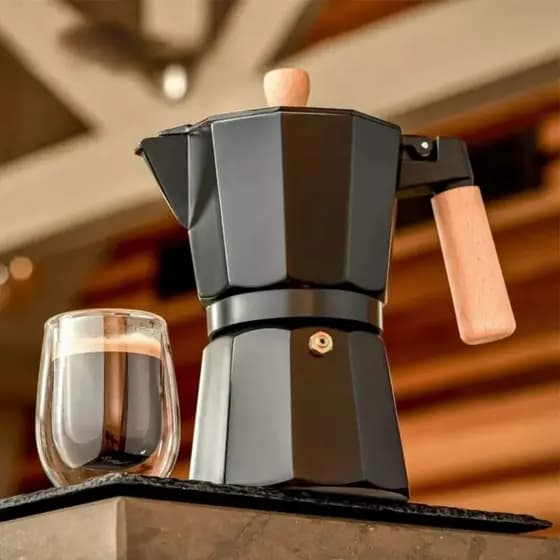 Cafeteira Italiana 1 a 9 Xicaras 300ml a 500ml Café Expresso Casa Escritorio Camping